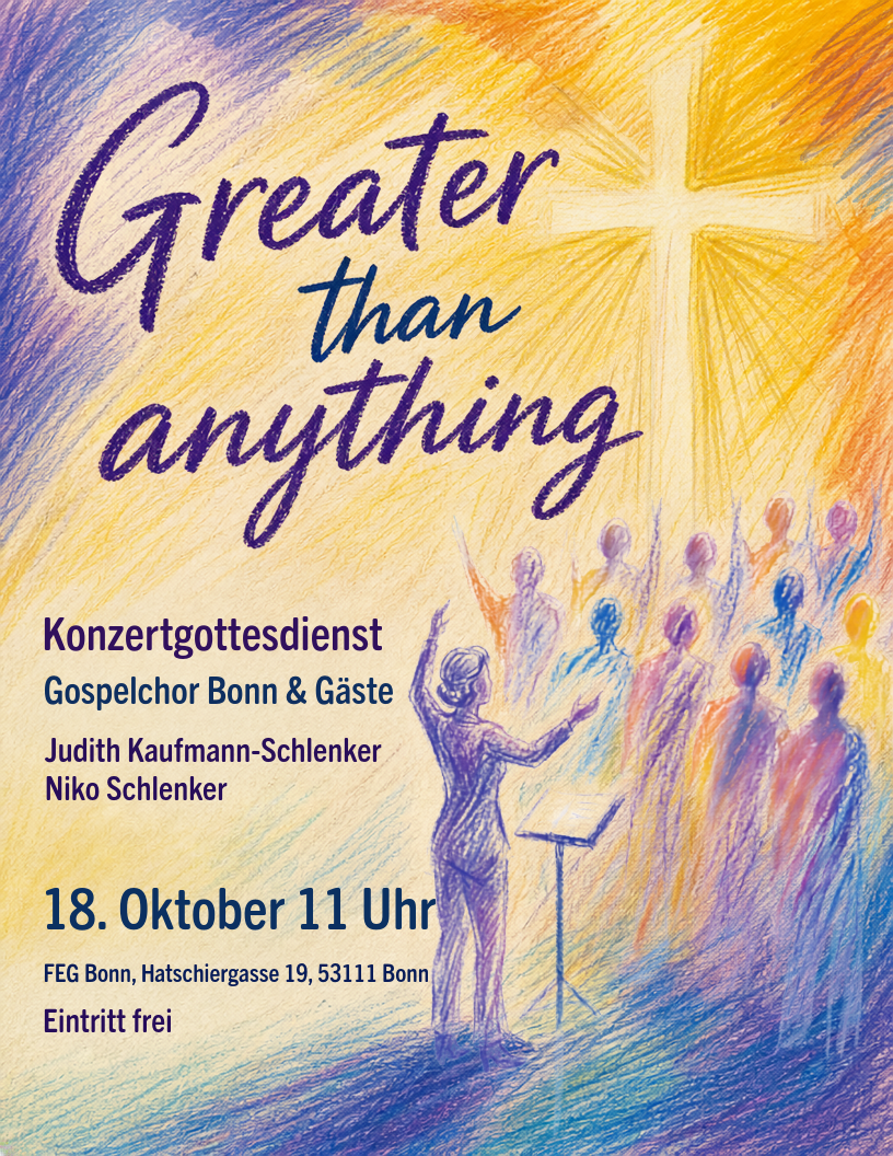 Konzertgottesdienst am 18.10.2026   11 Uhr in der FeG Bonn